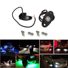 9W 12V 24V LED Universal Car Exterior Ambient Light Automobile Atmosphere Lamp IP67 Red Blue Hotsale